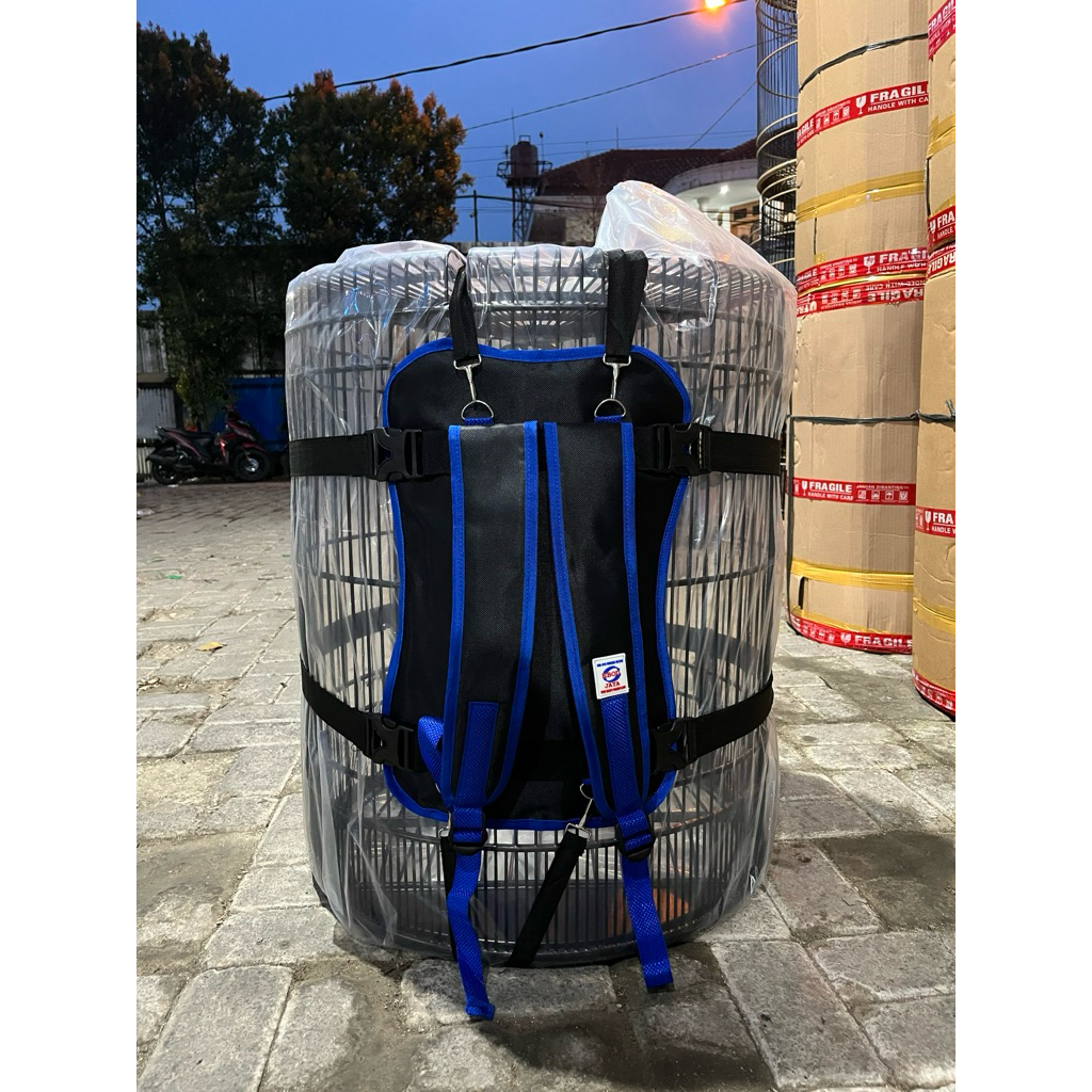tas / ransel sangkar murai/kotak ebod jaya platinum original sablon