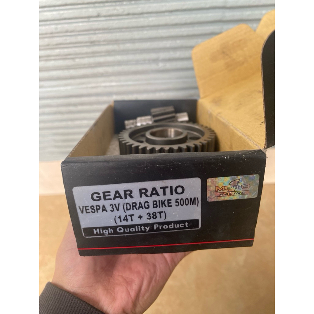 gear ratio vespa matic sprint primavera