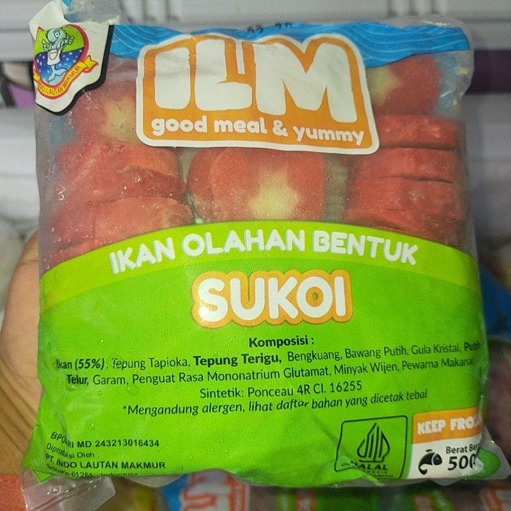 ILM IKAN OLAHAN BENTUK SUKOI 500GR