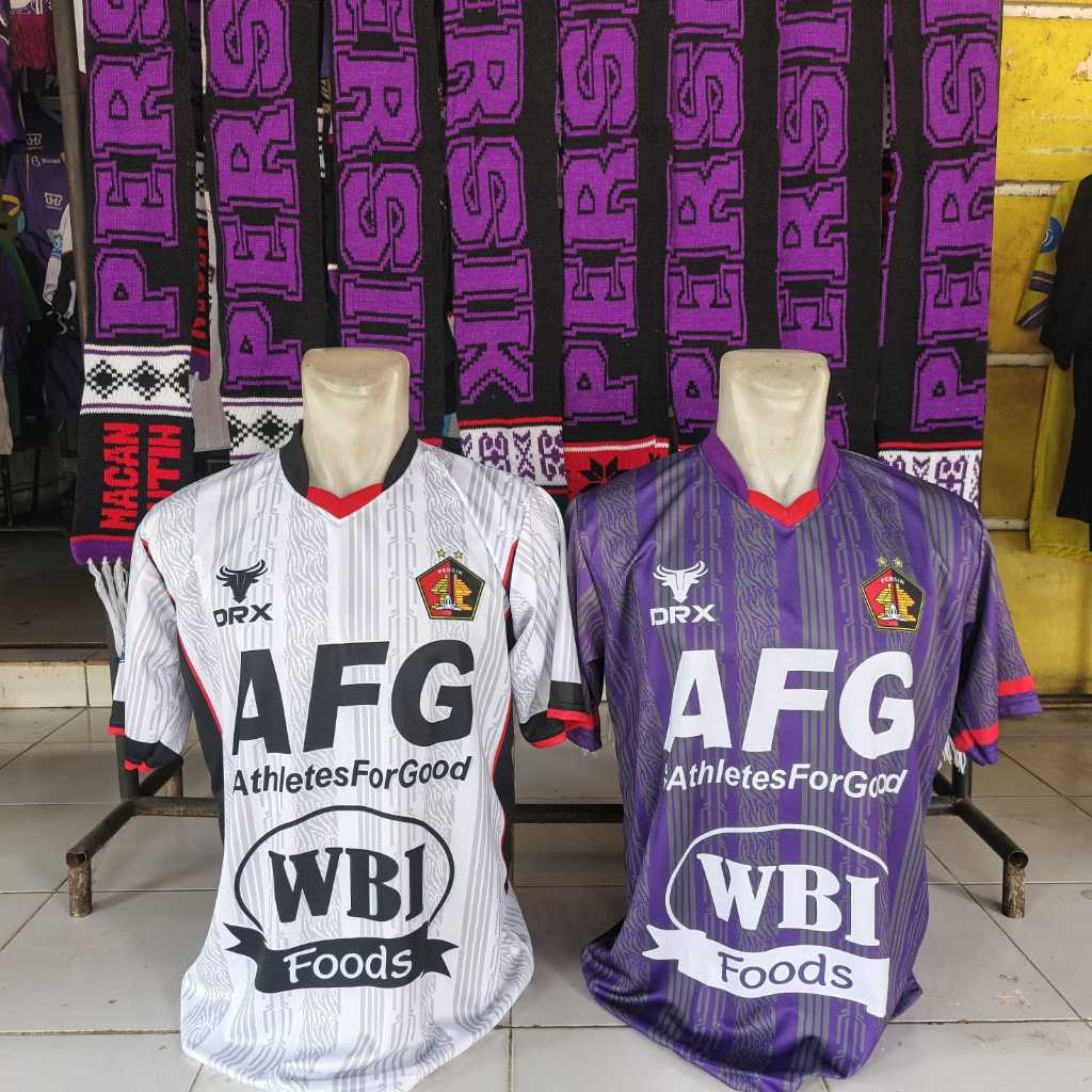 Jersey Persik Kediri Liga 1 2025 Printing Putih Ungu