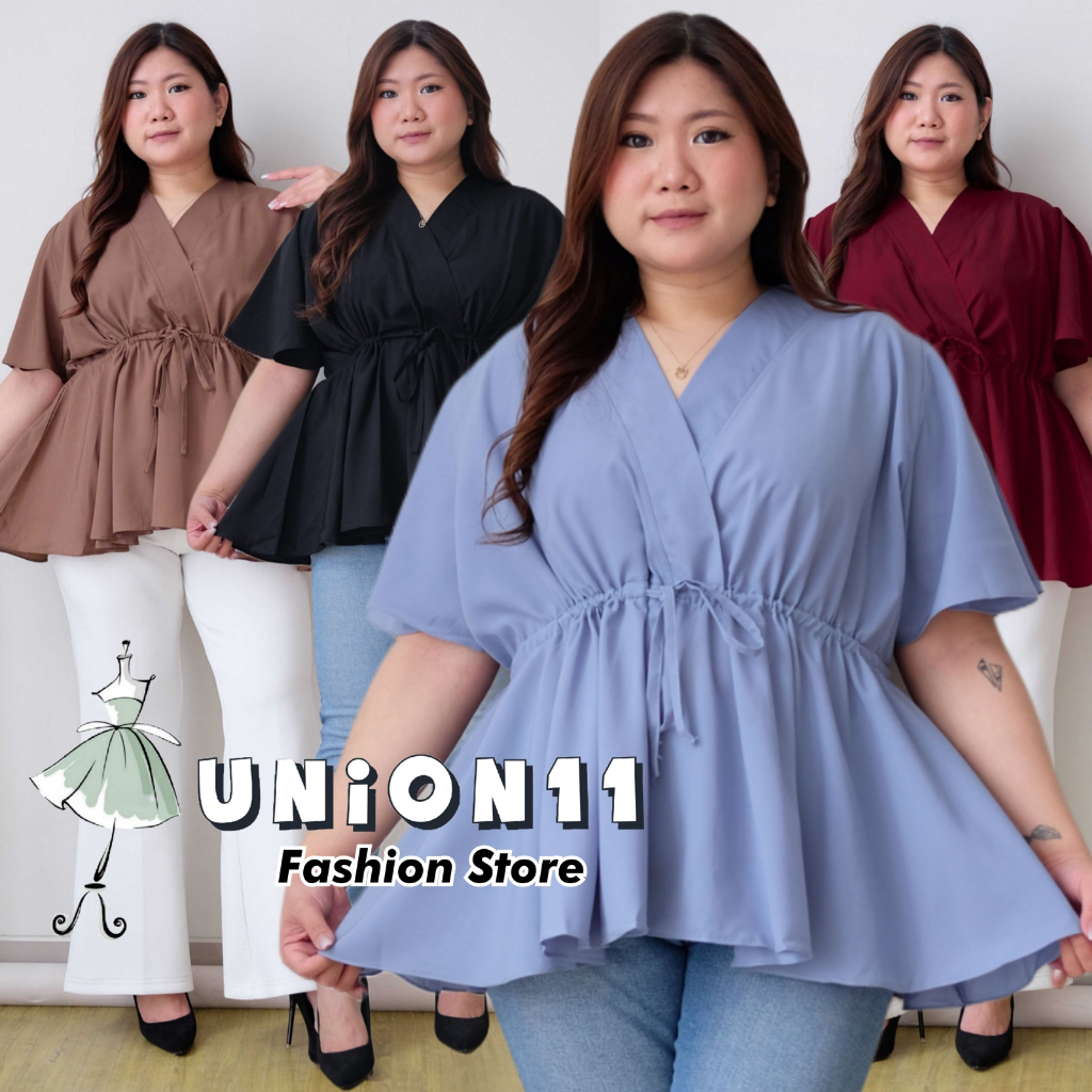 UNION11 - BLOUSE JUMBO WANITA LD 160 / BAJU JUMBO WANITA BIGSIZE / ATASAN JUMBO XXXXL WANITA CLASY