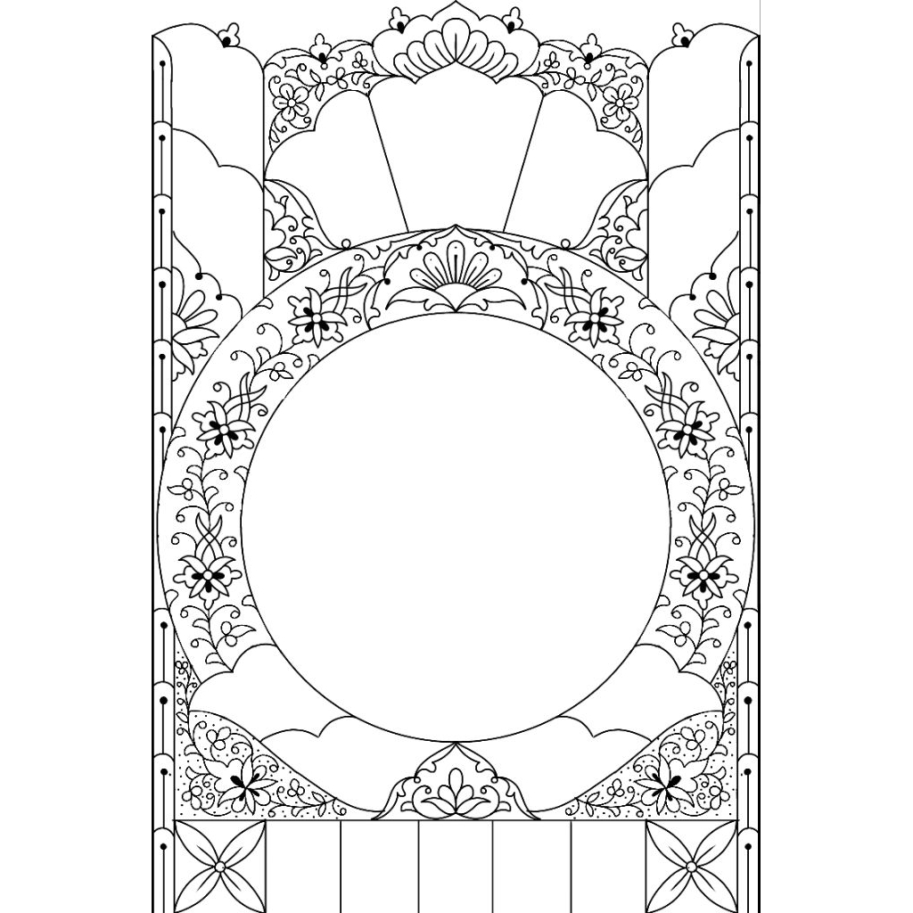 mal kaligrafi dekorasi ukuran 40×60