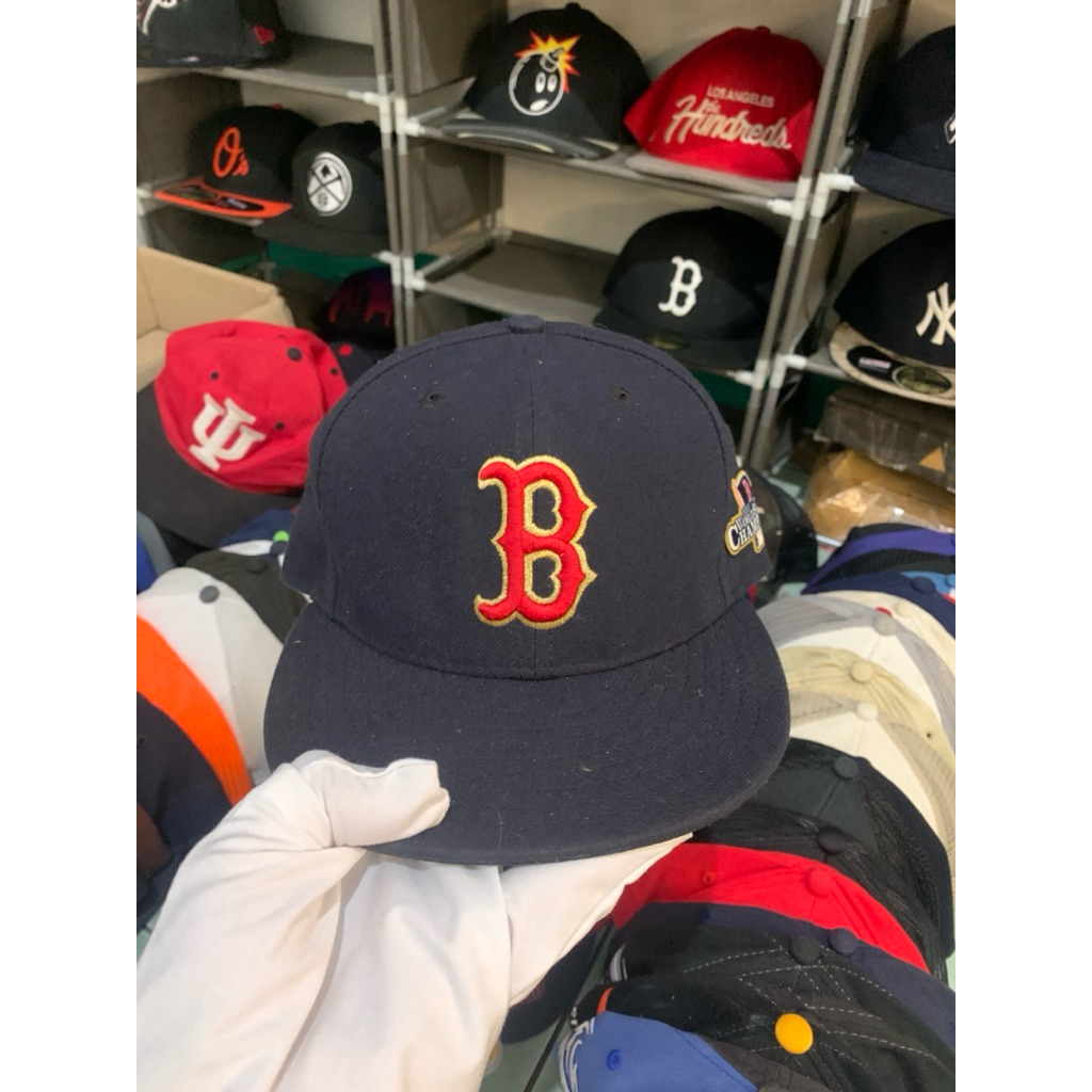 Topi New era MLB boston World series double line