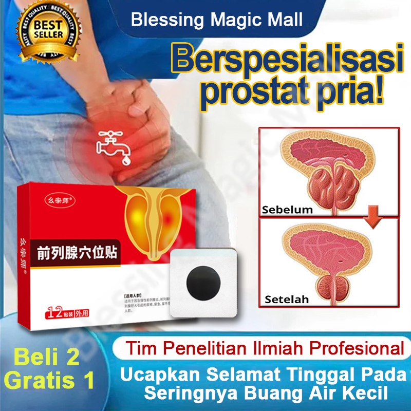 Plaster Prostat Obat Prostat Herbal Ampuh Perbaikan Prostat Obat Luar Untuk Detox/Sering Kencing/Ken