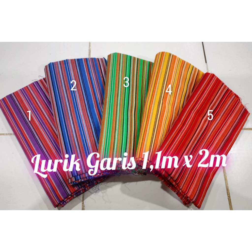 Kain Tenun Lurik Garis Prasojo 2m
