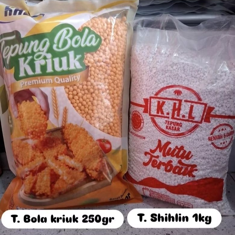 {PROMO SALE} Tepung Shihlin 1kg dan Tepung Bola Kriuk 250gr merk K.H.L tepung premium quality tepung
