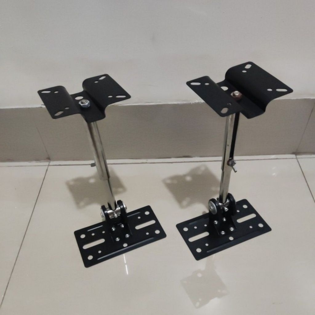 1set Bracket Speaker universal Breket Stand Speaker Gantung bisa dipanjang pendekkan murah
