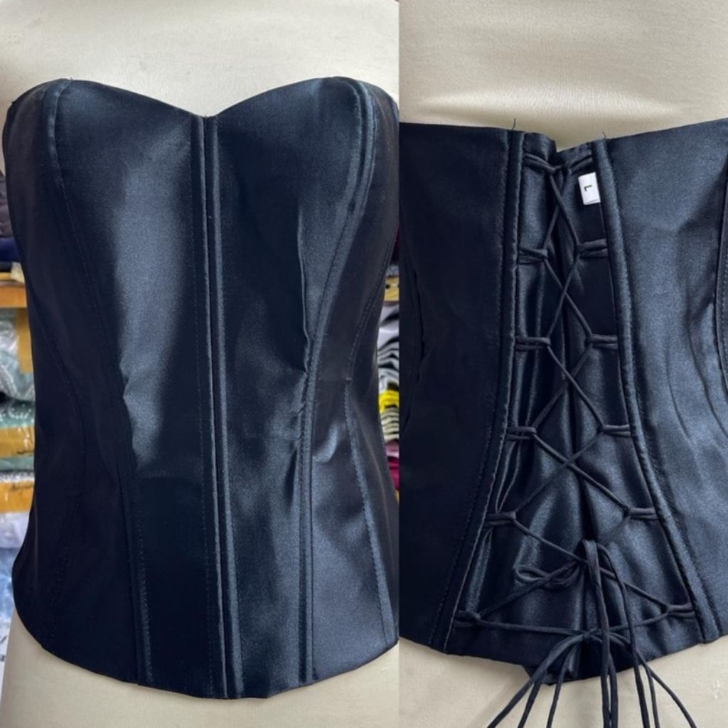 Kamisol Jumbo XXL-5L/Longtorso kebaya/Bustyer/iner kebaya/gaun pengantin korset/Daleman kebaya bali