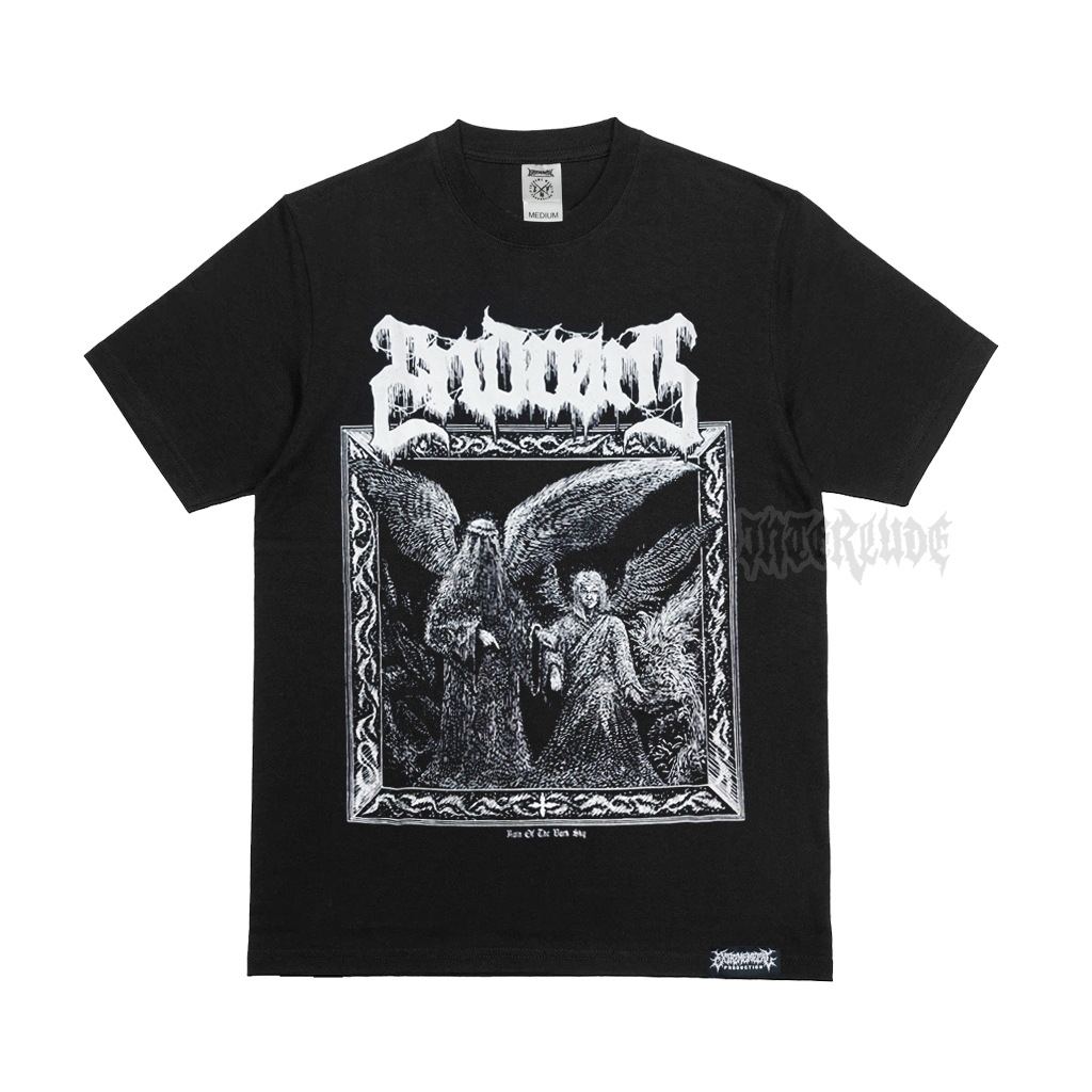 T-Shirt ENDROM - Rain Of The Dark Sky - kaos band black metal Indonesia original