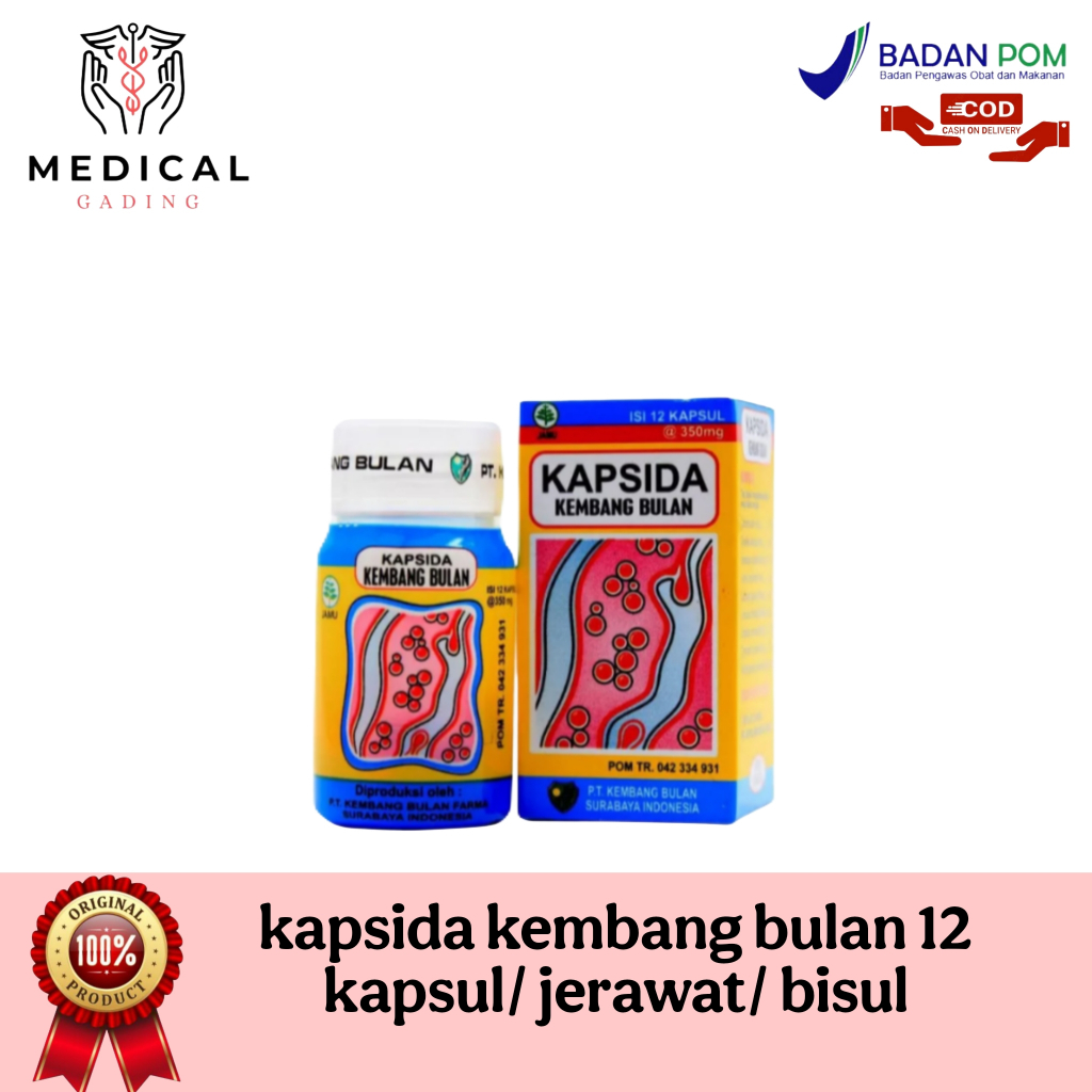 Kapsida Bersih Darah 12 Kapsul Untuk Gatal Dan Jerawat