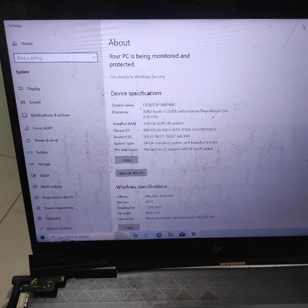 Mainboard Hp envy x360 AMD Ryzen 5