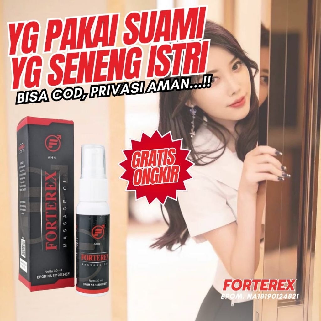 AHN FORTEREX MASSAGE OIL penambah UK Joni 100% original