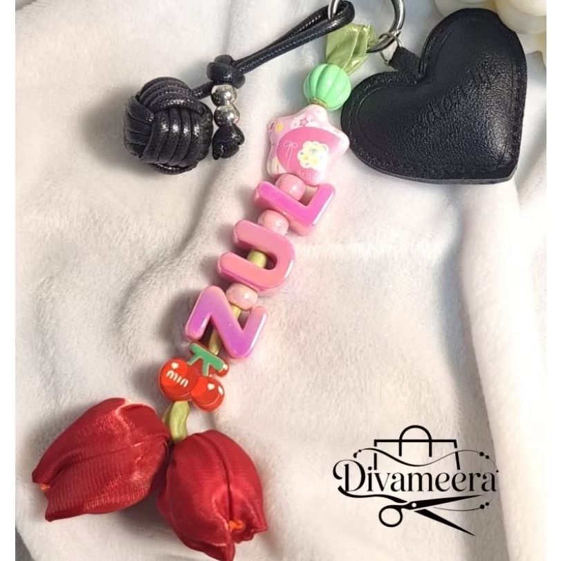 Sport Sistem Tali Bunga Tulip Organza 2 Tangkai Bagcharm