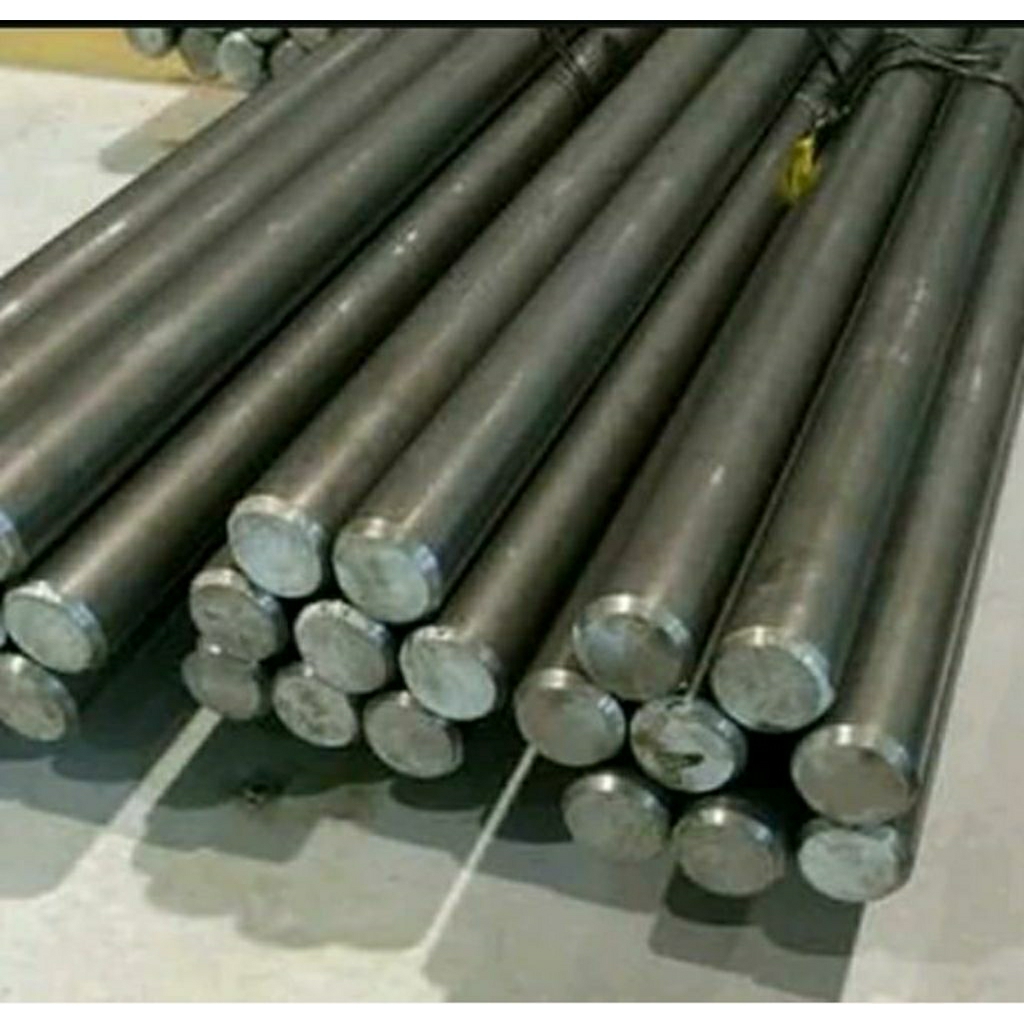 as besi batangan st41 diameter 25mm panjang 180cm/as besi 25 mm x 180 cm