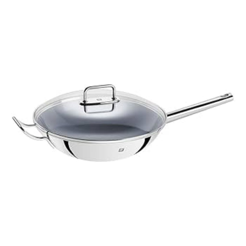Zwilling J. A. Henckels Plus Wok with Glass Lid, 32 cm