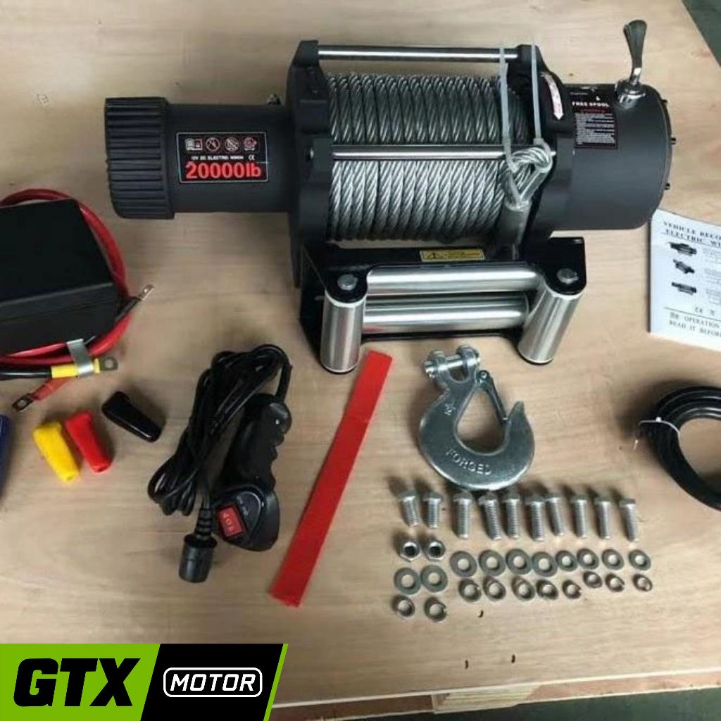 4Winch Winch VT- 20000lbs (9 ton) Sling Baja Off Road Winch Offroader