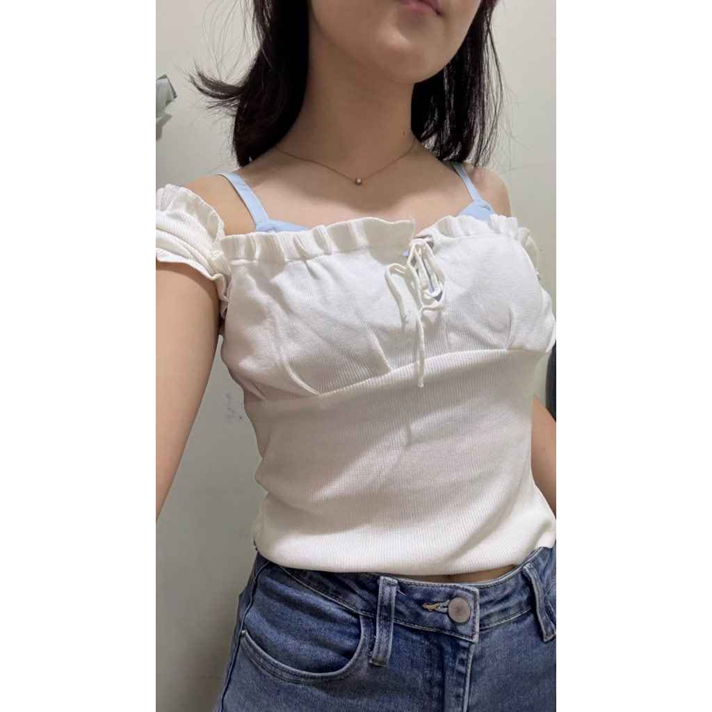 white milkmaid top no brand