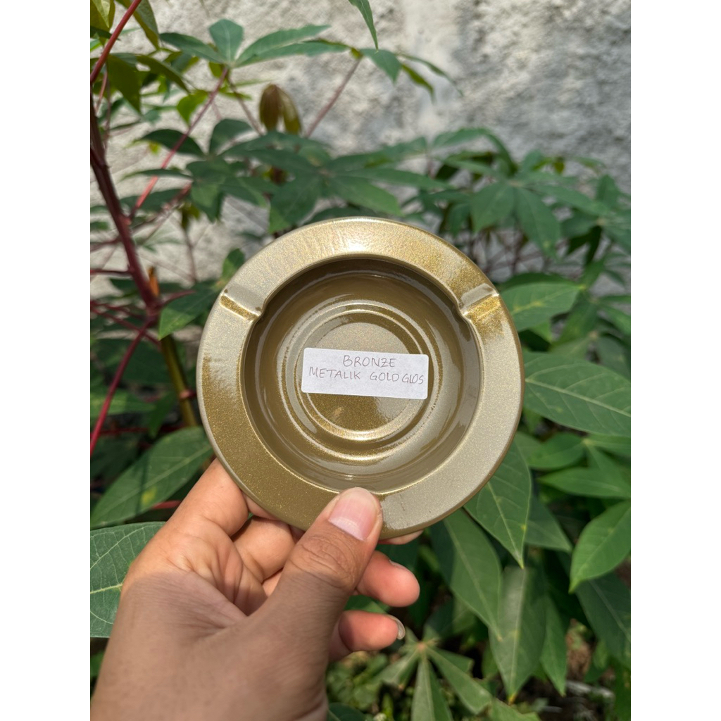 Powder Coating Bronze Metalik Gold 02 Glossy