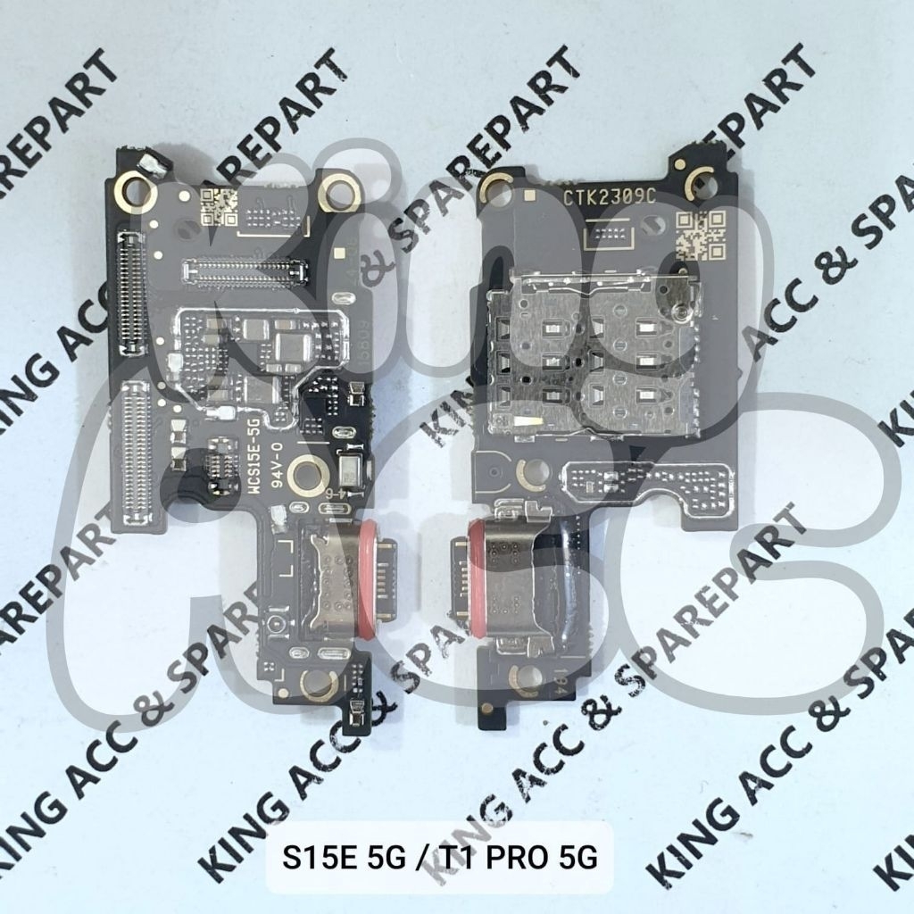 FLEXIBEL VIVO S15E / T1 PRO 5G CON CONNECTOR KONEKTOR TC CAS CHARGER SIM MIC