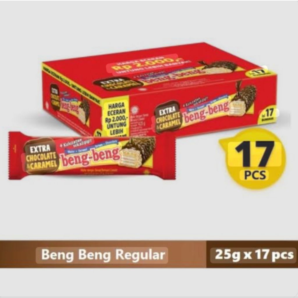 

Beng Beng Chocolate 1 box isi 17pcs x 25gr
