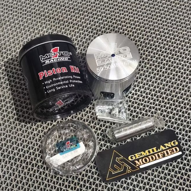 PISTON MOTO 1 RACING ORIGINAL RX KING RXK RXS 58 58,5 59 59,5 61 62 MM OVERSIZE OS 50 100 150 UNIVER