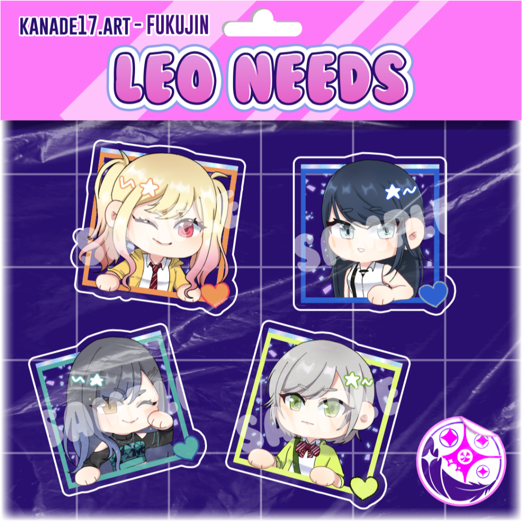 Project Sekai : Leo Need Keychain & Sticker [ FANMERCH ]
