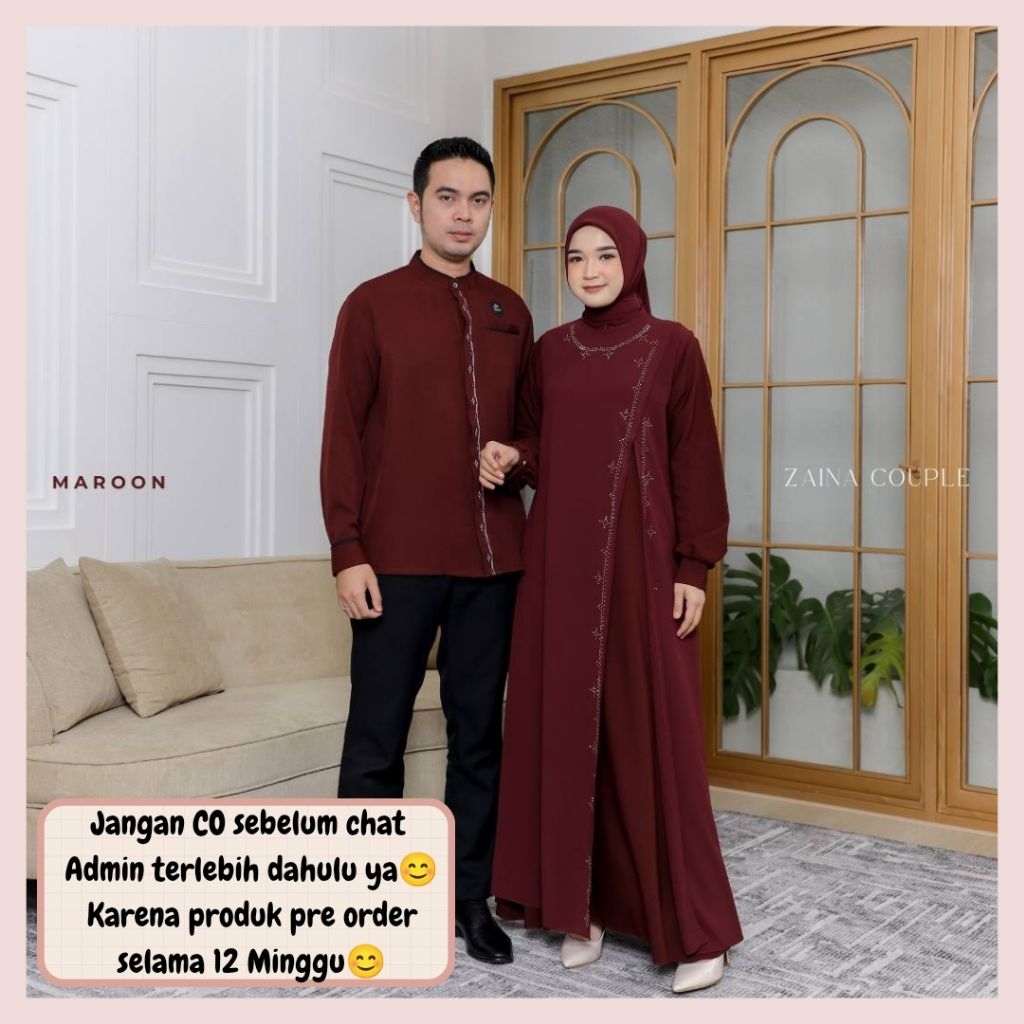 Zaina sarimbit lebaran 2026 by Madani wear OPEN PRE ORDER (READY DESEMBER 2025) Family set couple ke