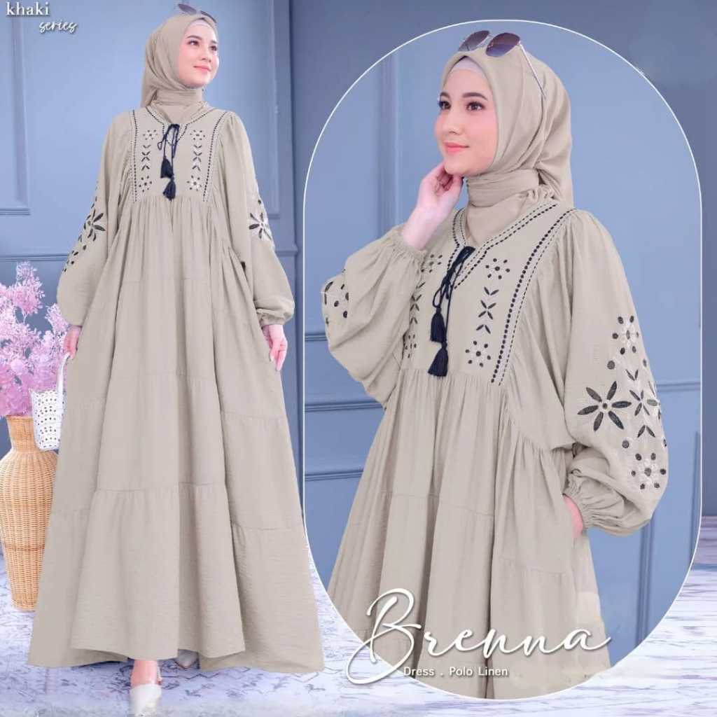 Gamis Syari Remaja Gamis Wanita Cocok Untuk Pengajian Favorit Daily Outfit Muslimah Model Korea Jahi