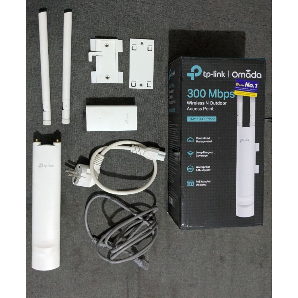 TP-Link Access Point EAP-110 Outdoor 300 Mbps - Omada Series Tplink Second ( Preloved )