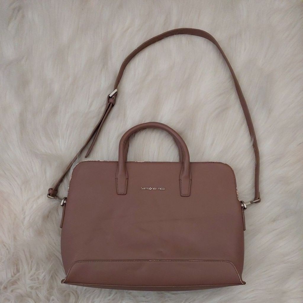 Samsonite Red laptop bag preloved