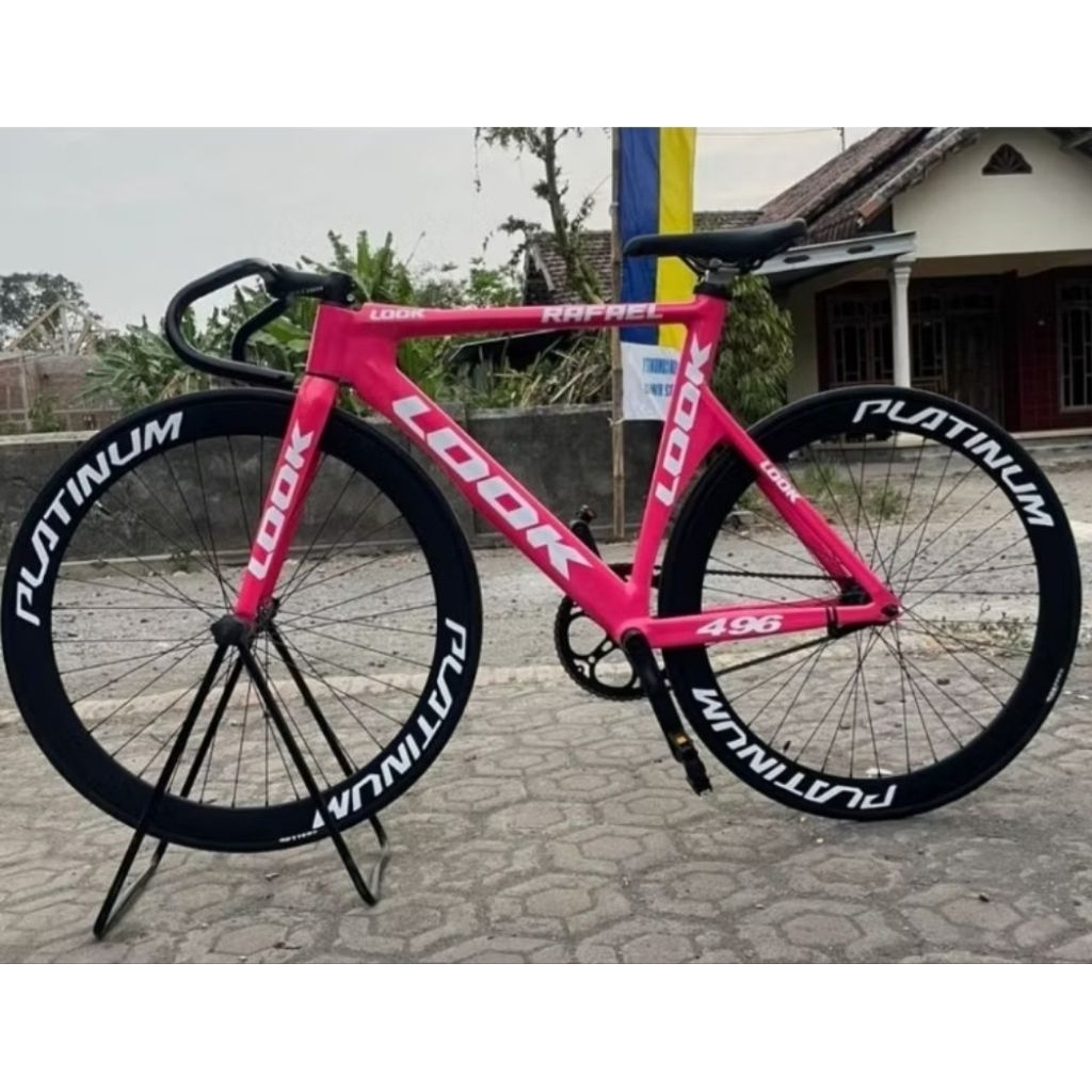 Sepeda Fixie Look  Custom 700C – Frame Hi-Ten Steel Bisa Request Warna