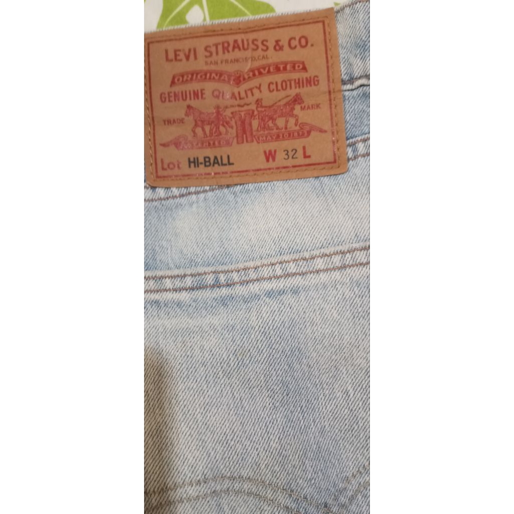 New Levis hi-ball ori, size 32