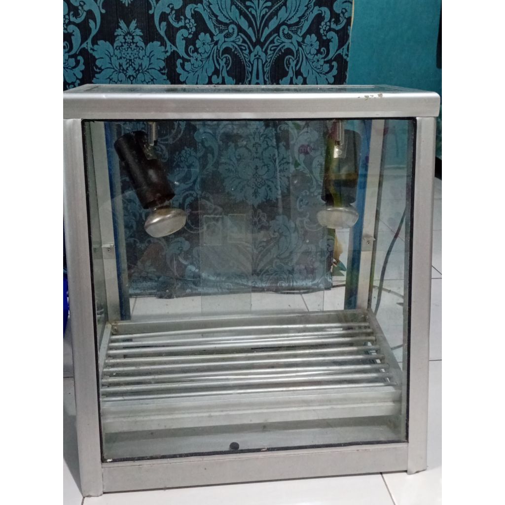 Etalase warmer pemanas makanan (preloved)