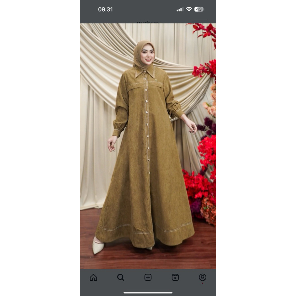 berry luxury dress by dumma.id