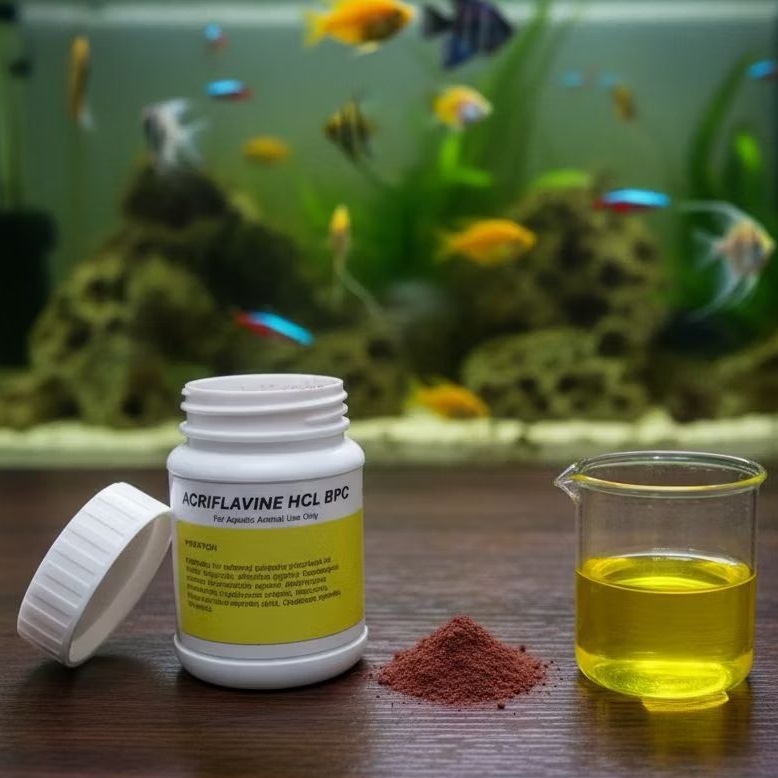 Acriflavine HCL BPC  serbuk bubuk obat ikan air tawar/asin