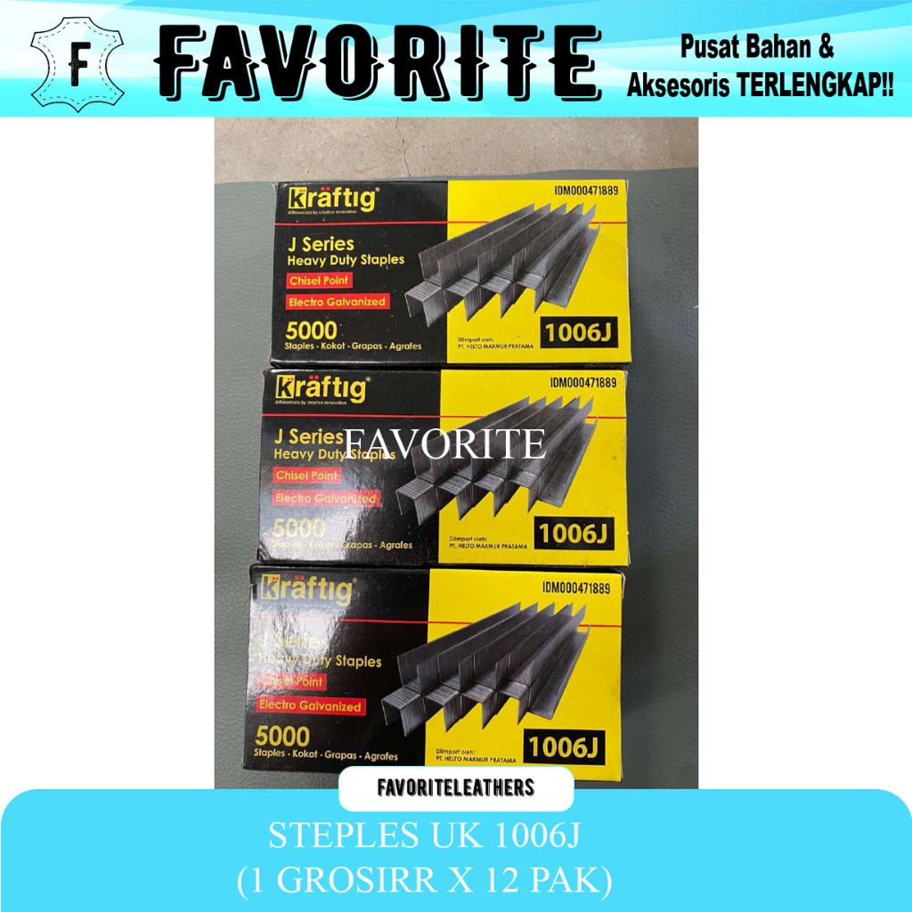 Isi staples 1006 J 10/06J  1006J merk KRAFTIG