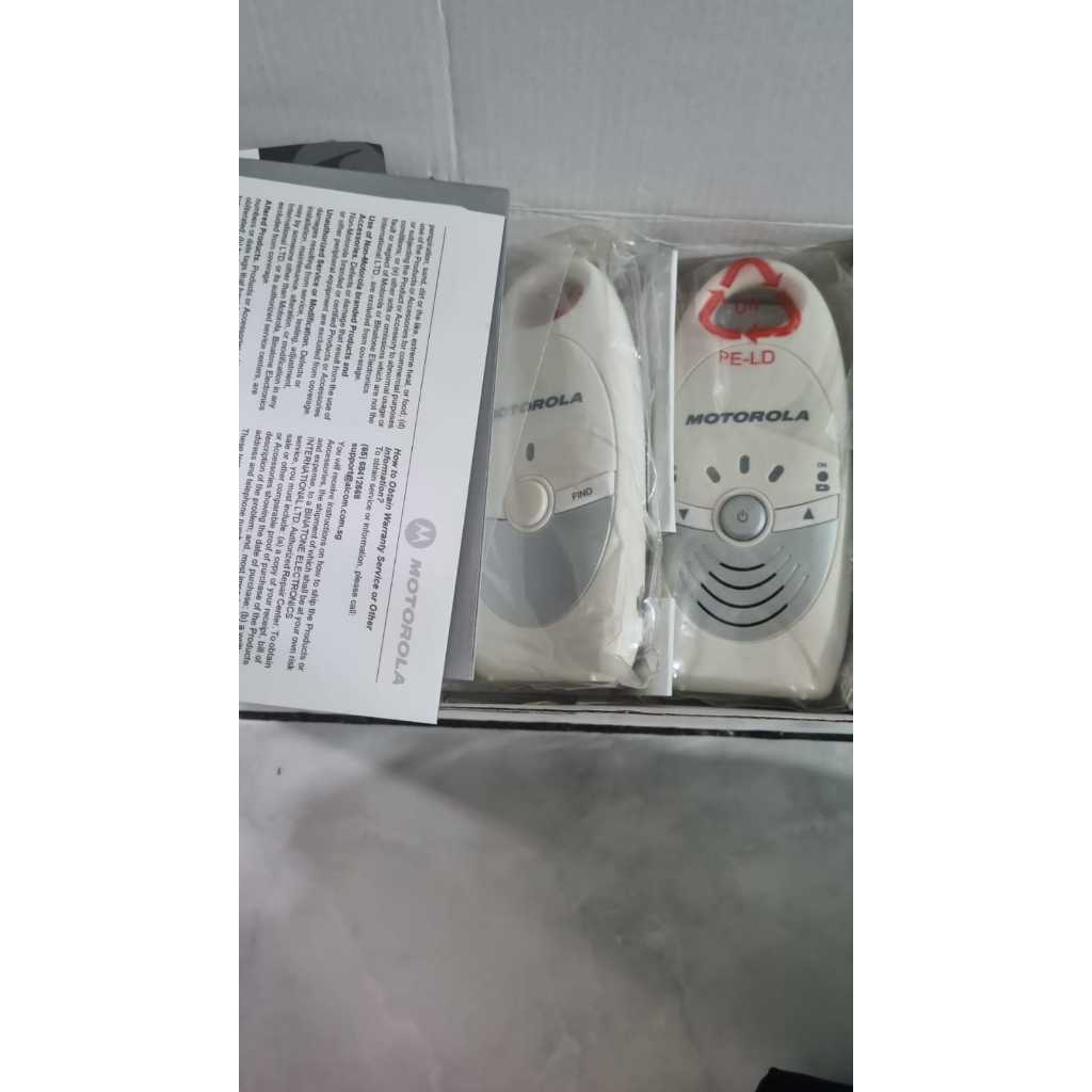 Motorolla Digital Walkie Talkie Baby Monitor Sepasang