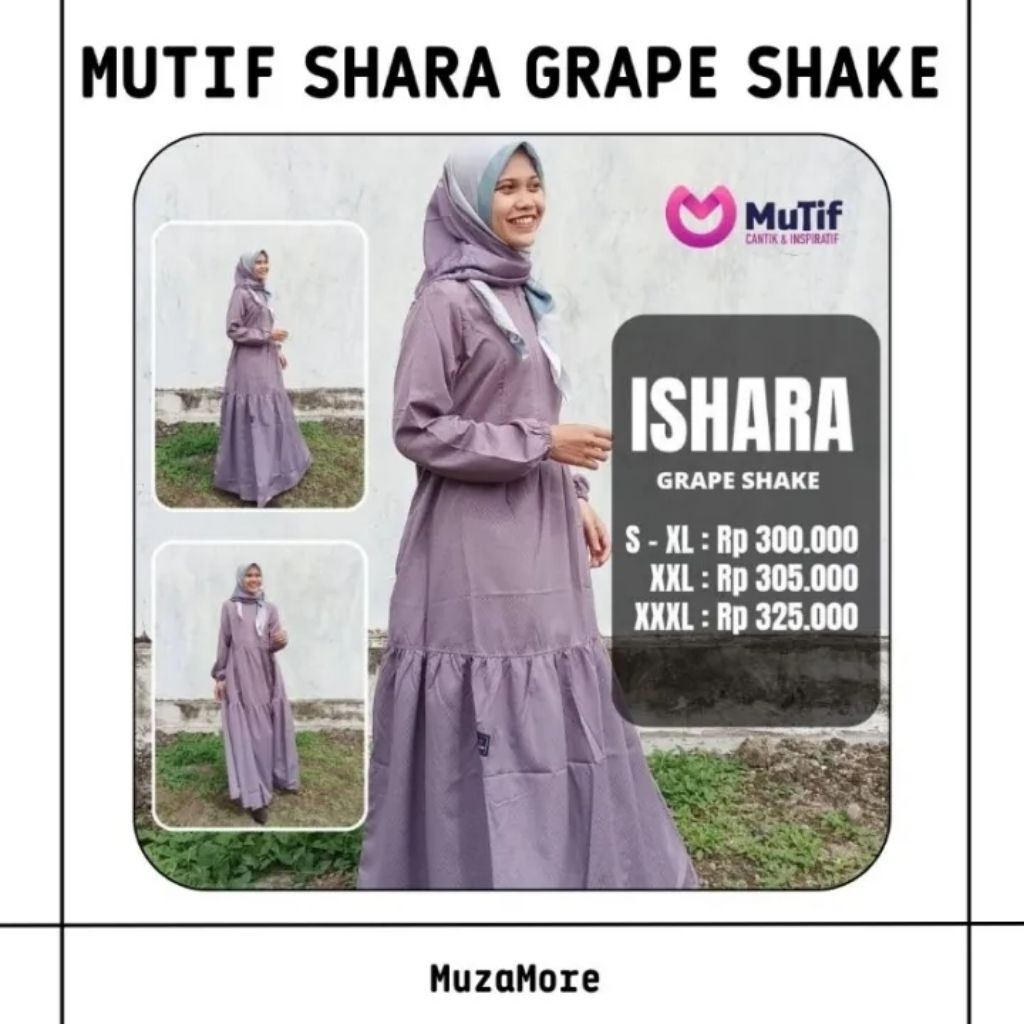 MUTIF GAMIS ISHARA GRAPE SHAKE