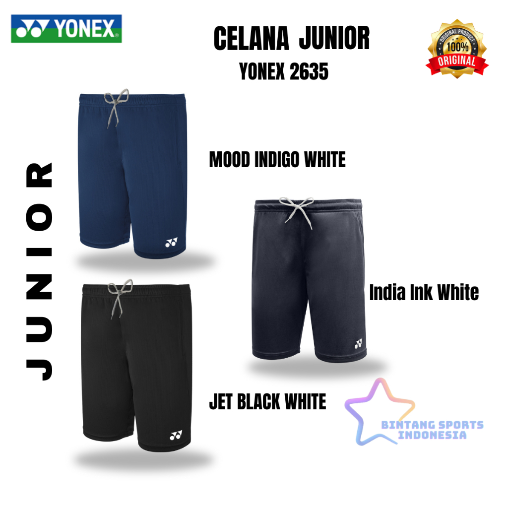 CELANA JUNIOR/ANAK BADMIMNTON BULUTANGKIS CELANA YONEX 2635 ORIGINAL