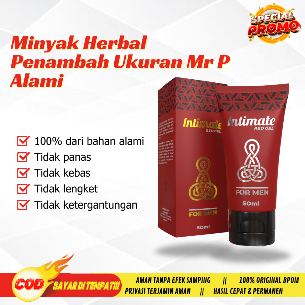 Gel Premium Pembesarpenis Permanen Minyak Herbal Pembesar & Pemanjang Mr P Alami
