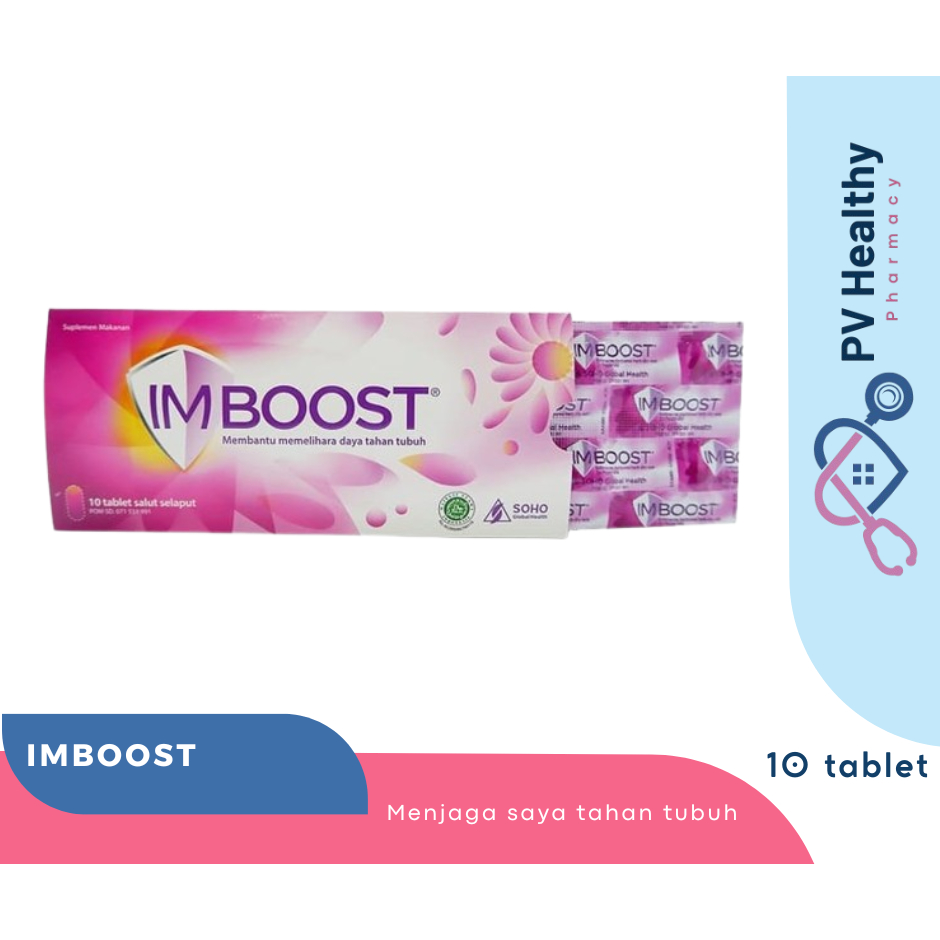 IMBOOST STRIP @ 10 TABLET/DAYA TAHAN TUBUH / IMBOOST DAYA TAHAN TUBUH