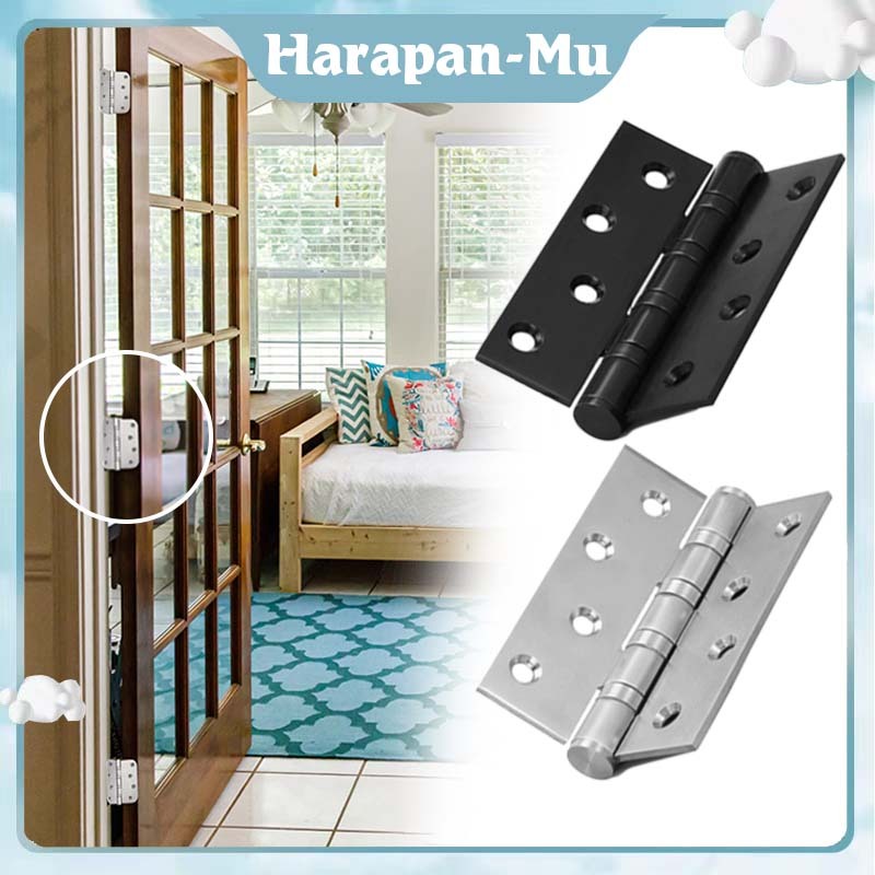 2Pcs Engsel Jendela Stainless / Engsel Pintu Jendela Stainless Anti Karat / Engsel Pintu Jendela