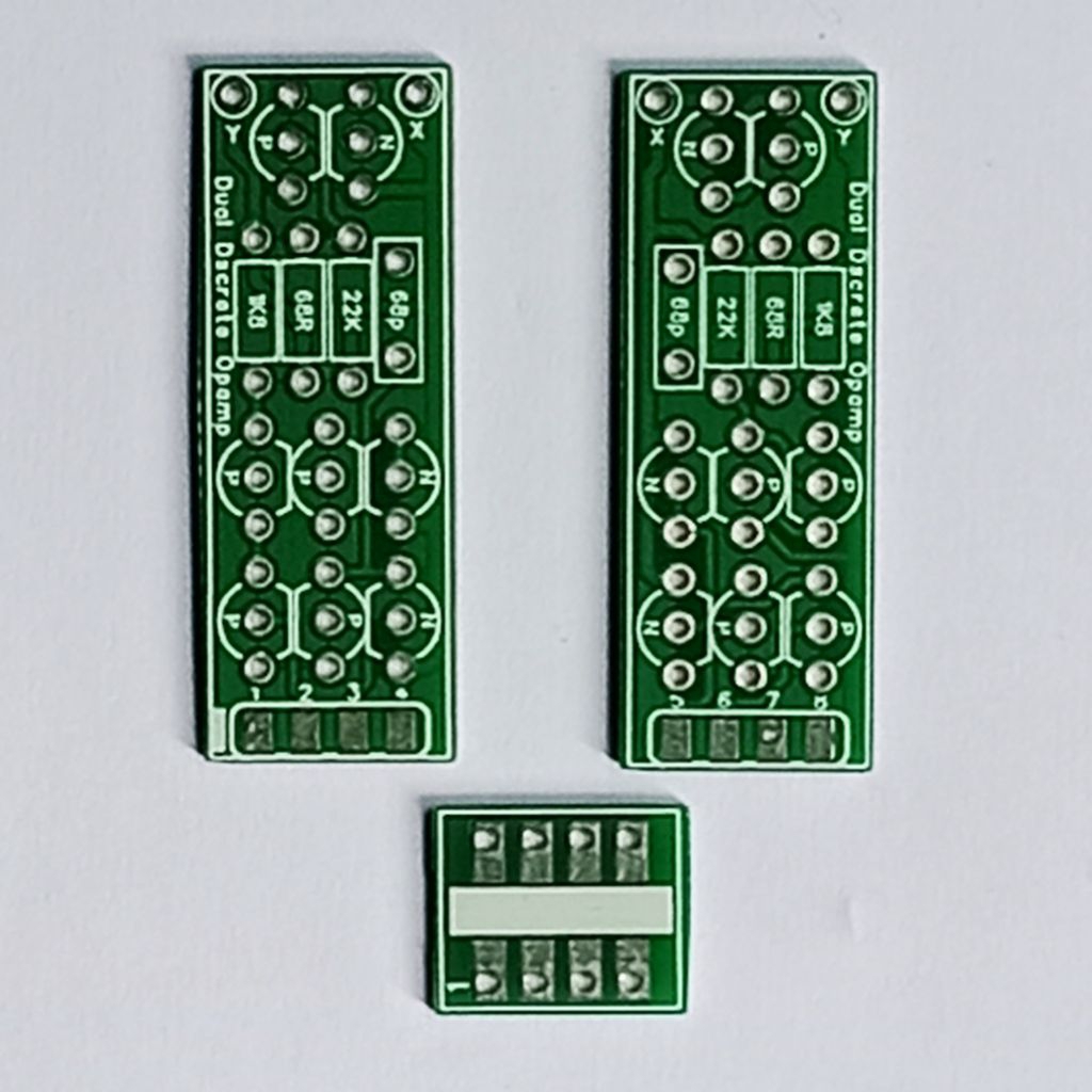 T-Audio PCBDO-002 Dual Discrete Opamp Class-A DIY PCB Based On Project ESP Elliot