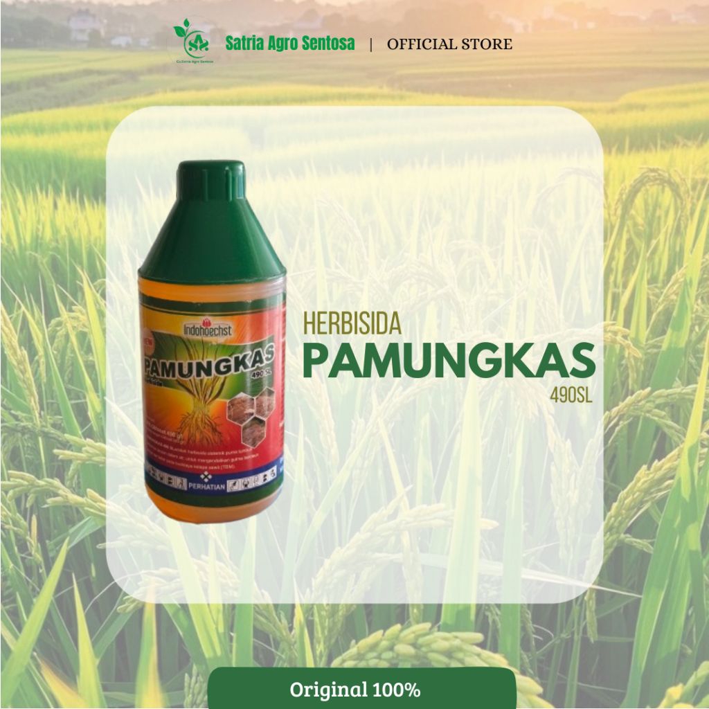 PAMUNGKAS 490SL HERBISIDA PENGENDALI RUMPUT DAN GULMA-1L-ORIGINAL 100%