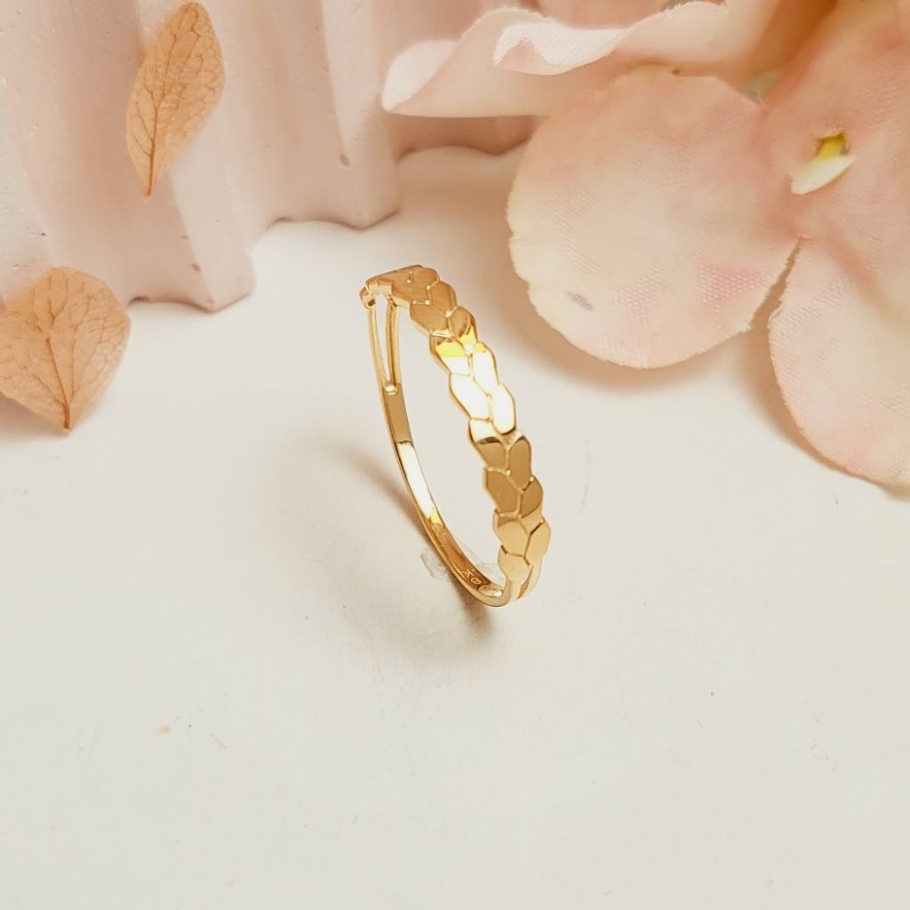 CINCIN DAUN 8KARAT GAJAH SAKTI (L)