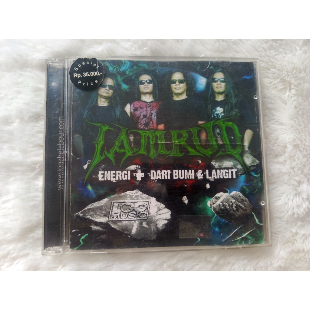 CD album musik music rock jamrud energi + dari bumi & langit