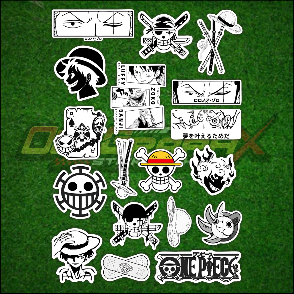 

Sticker Anime One Piece Hits | Cocok untuk Helm, Laptop, Motor