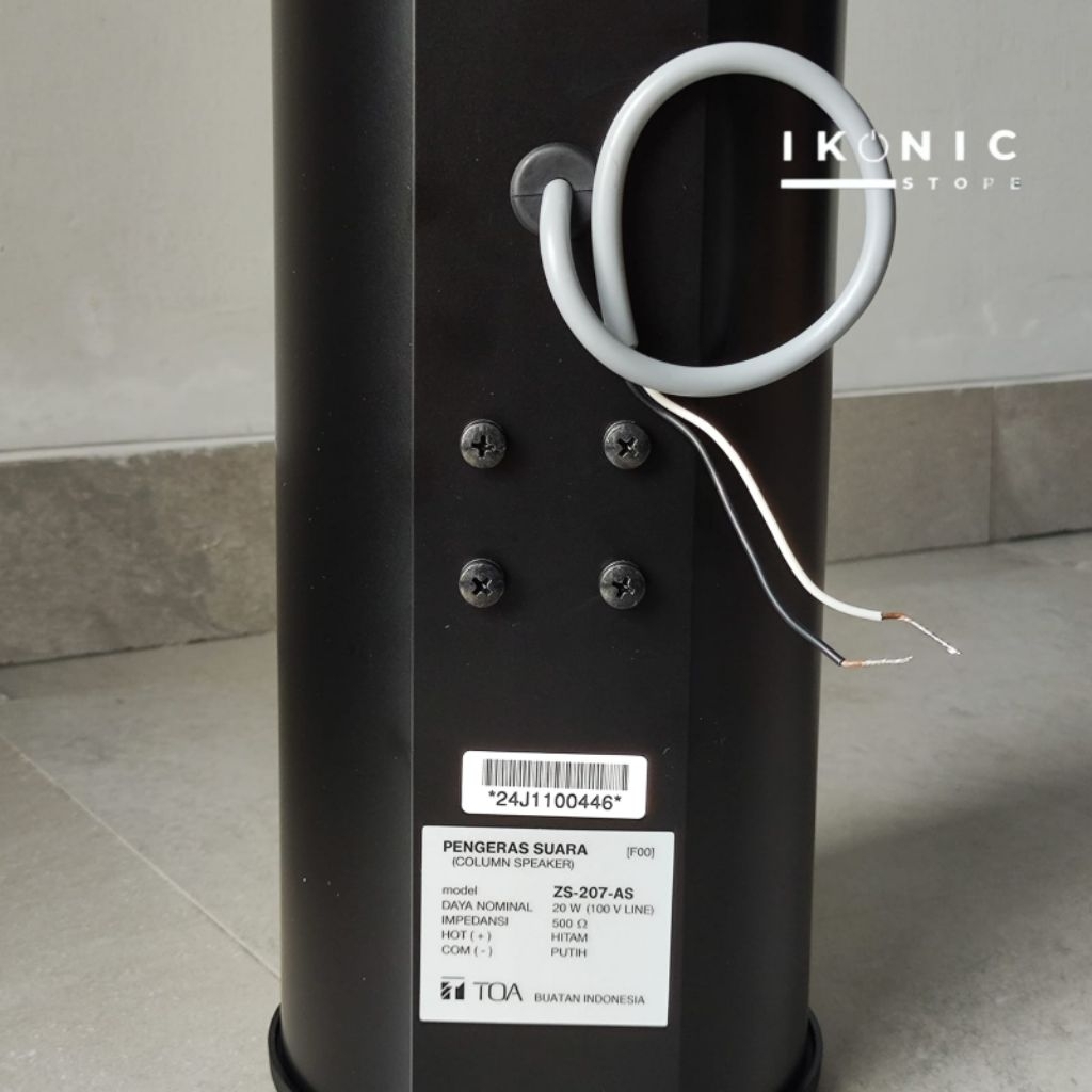 IKONIC Speaker Column TOA ZS 207 Column Speaker TOA 20W 4 Speaker