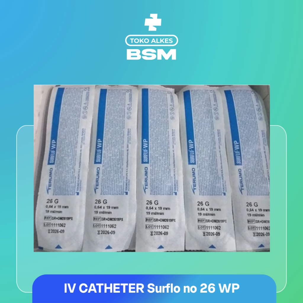 BSM - IV CATHETER Surflo no 26 WP