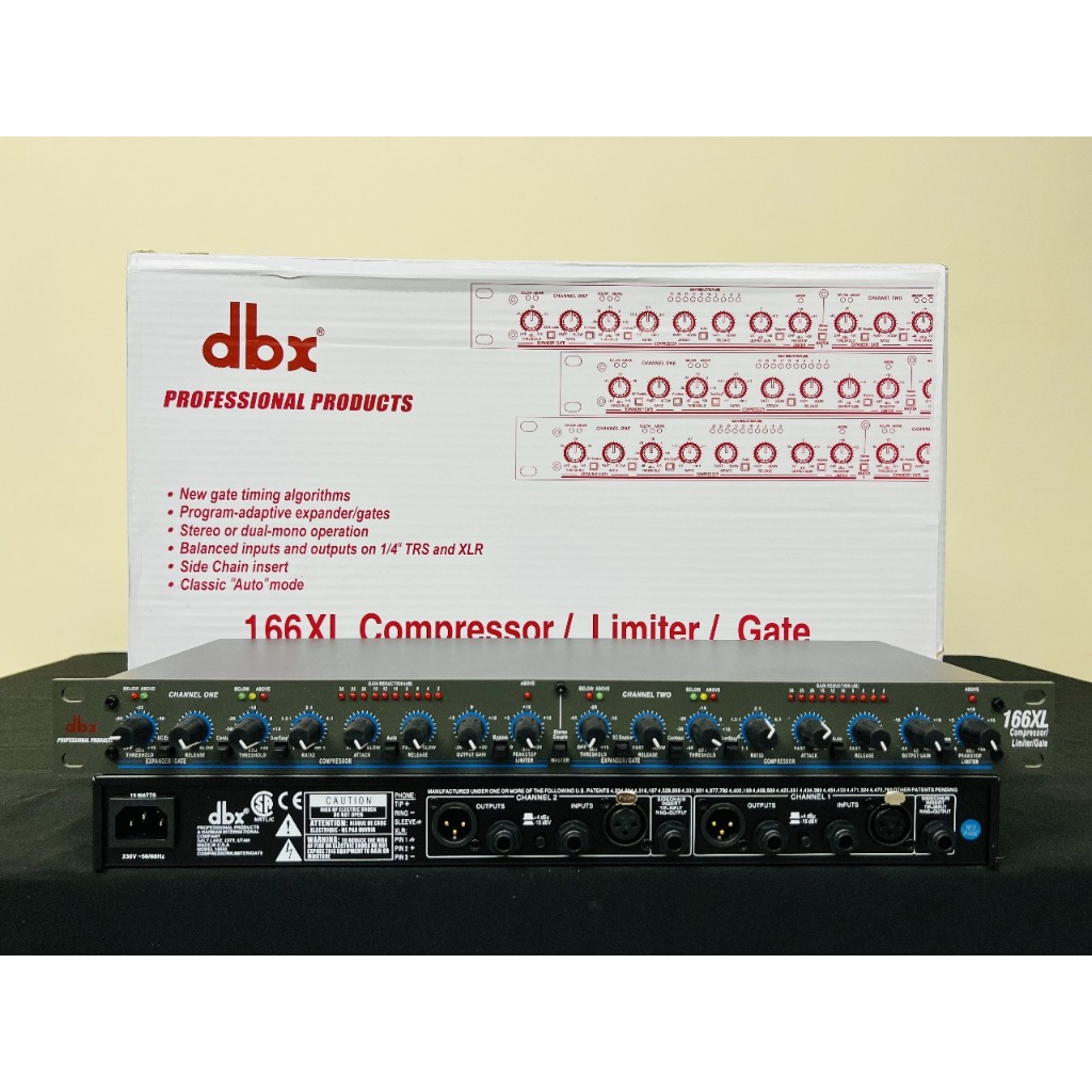 COMPRESSOR LIMITER DBX 166XL / DBX 166 XL / dbx 166xl / 166 xl dbx